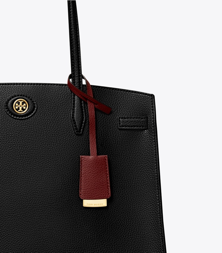 TORY BURCH ROBINSON SATCHEL - Black