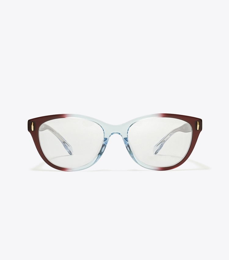 TORY BURCH MILLER EYEGLASSES - Gradient Burgundy