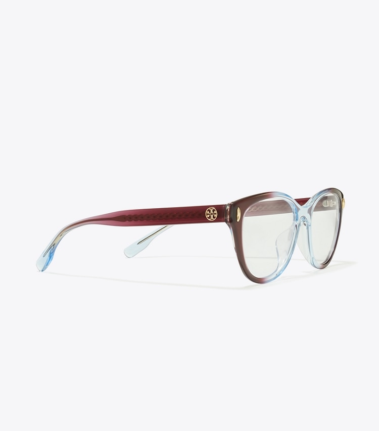 TORY BURCH MILLER EYEGLASSES - Gradient Burgundy