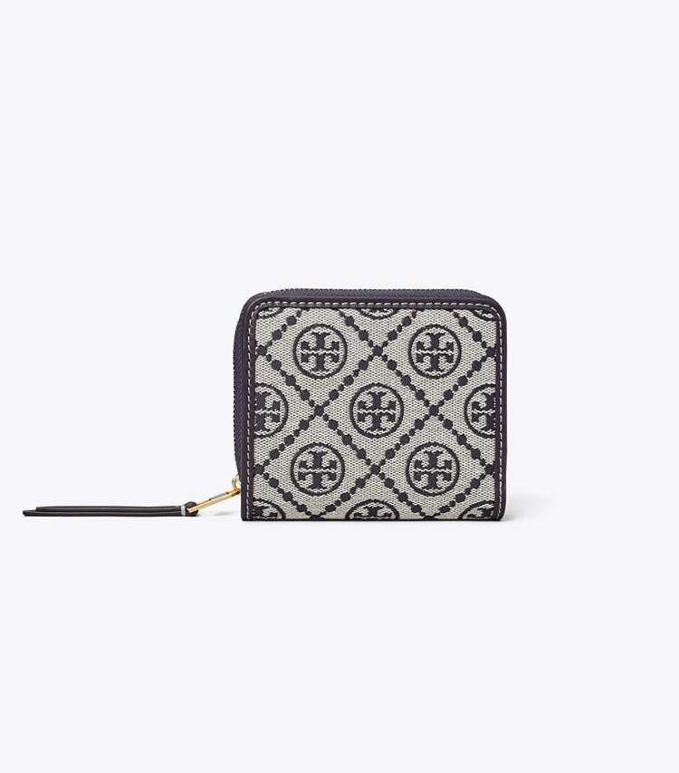 TORY BURCH T MONOGRAM BI-FOLD WALLET - Tory Navy