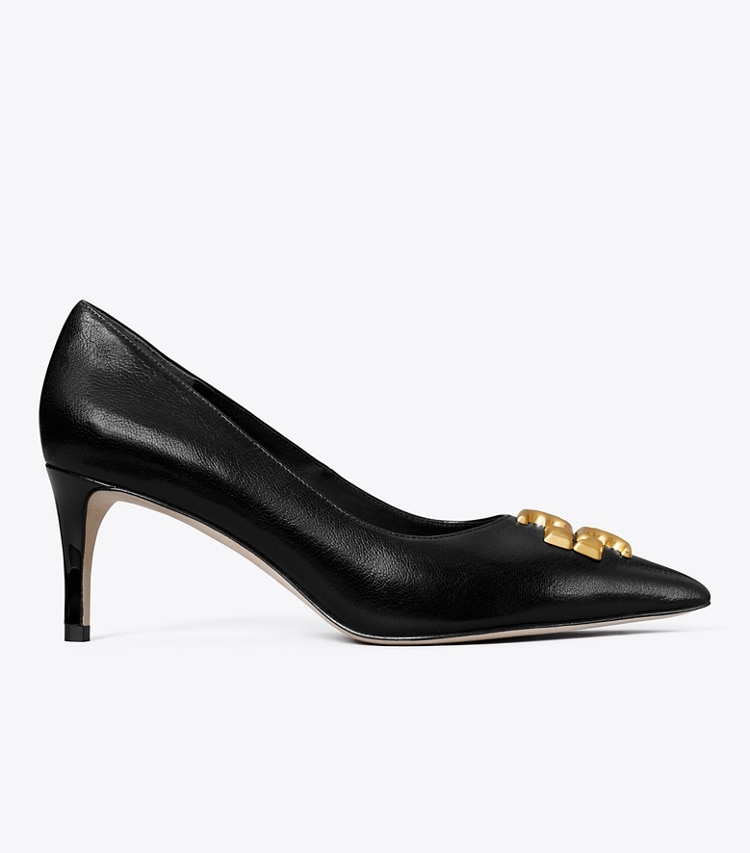 TORY BURCH ELEANOR PUMP - Perfect Black / Gold