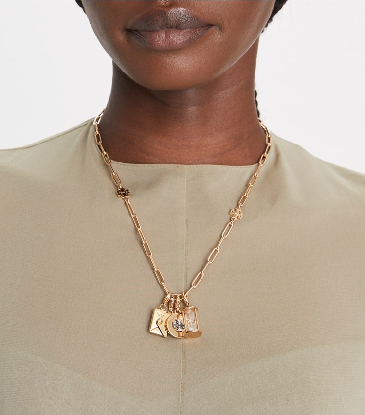 TORY BURCH HEART CHARM - Tory Gold