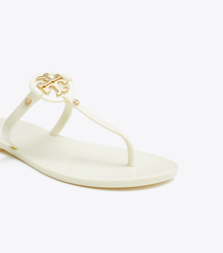 TORY BURCH MINI MILLER JELLY SANDAL - Ivory