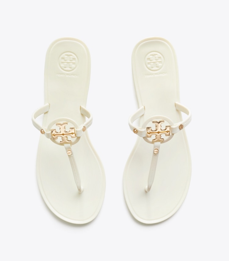 TORY BURCH MINI MILLER JELLY SANDAL - Ivory