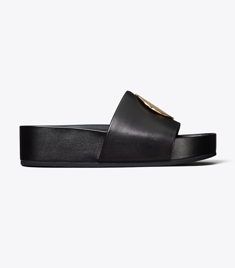 TORY BURCH PATOS SLIDE - Perfect Black / Perfect Black