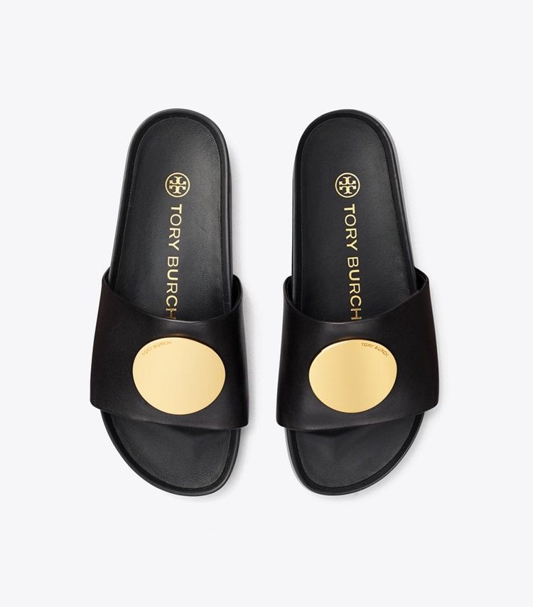 TORY BURCH PATOS SLIDE - Perfect Black / Perfect Black