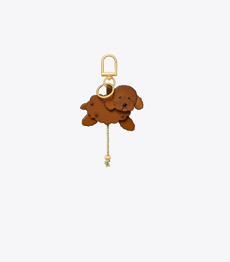 TORY BURCH CHICKEN AND SLIM KEY RING - Light Umber - Click Image to Close