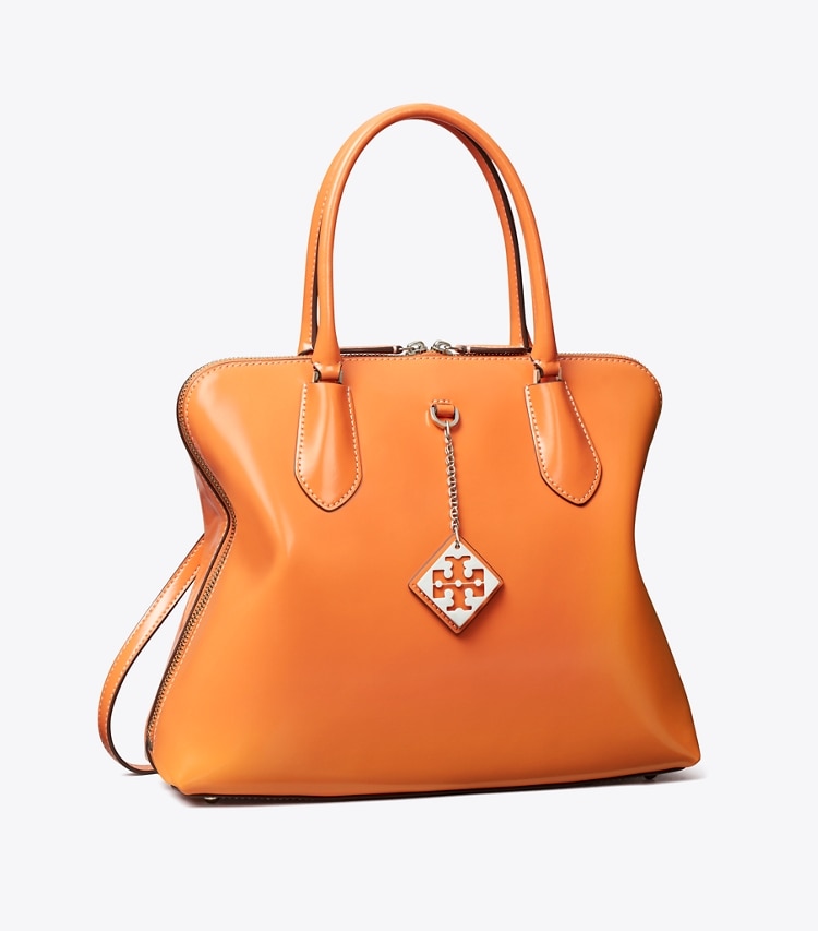 TORY BURCH SWING SATCHEL - Carrot - Click Image to Close