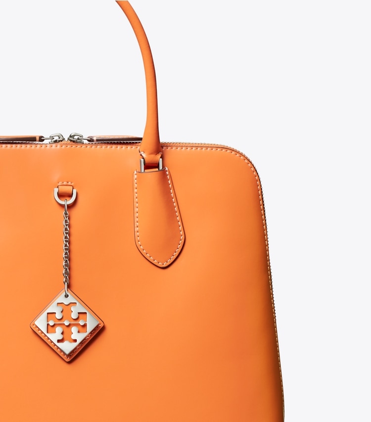 TORY BURCH SWING SATCHEL - Carrot