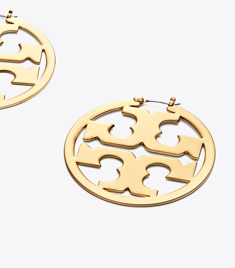 TORY BURCH MILLER HOOP EARRING - Tory Gold