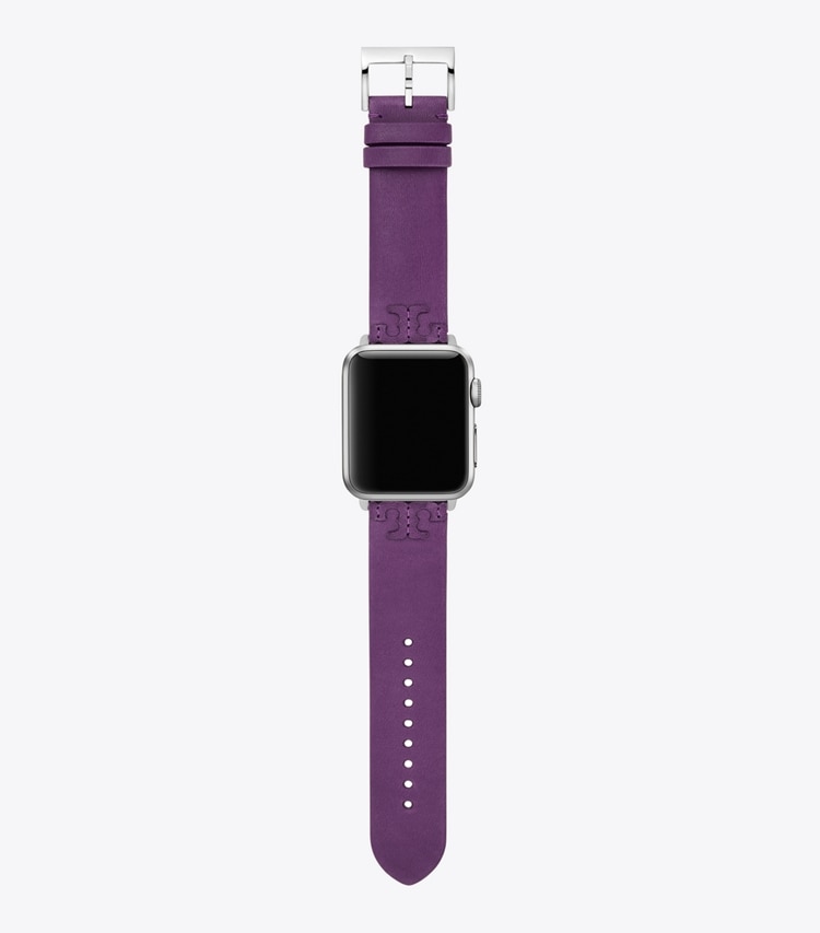 TORY BURCH MCGRAW BAND FOR APPLE WATCH, LEATHER - Mauve - Click Image to Close