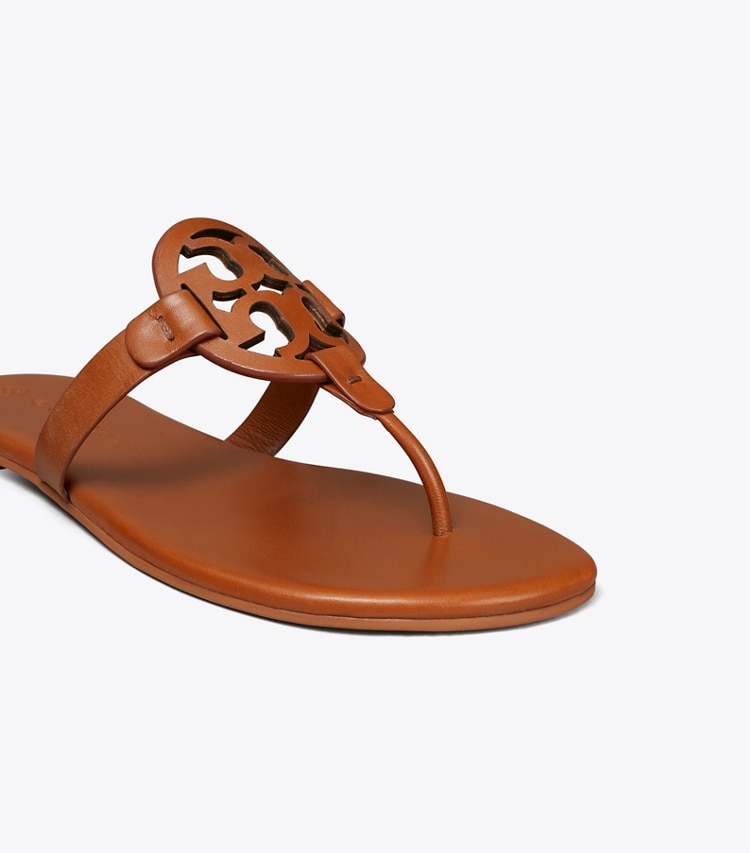 TORY BURCH MILLER SOFT SANDAL - Bourbon Miele