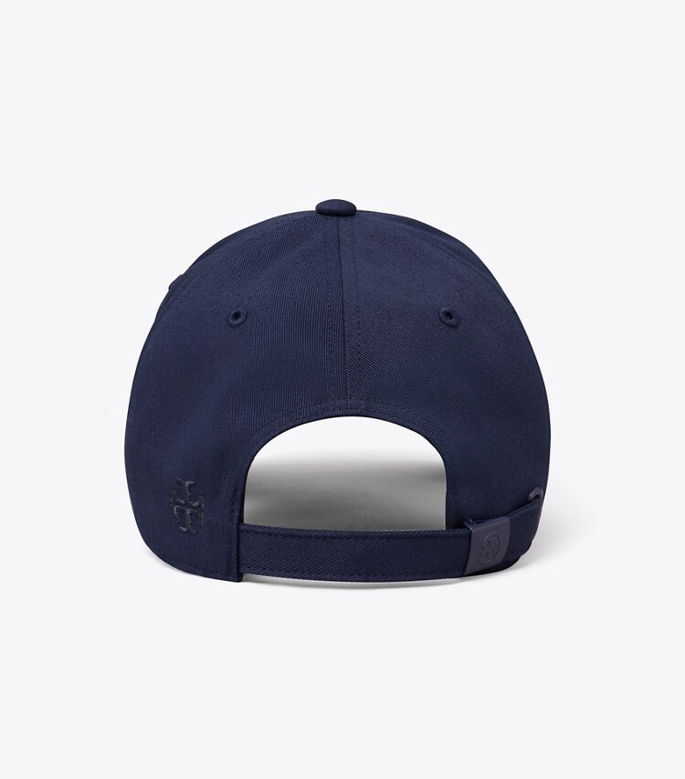 TORY BURCH EMBROIDERED RACQUETS CAP - Tory Navy