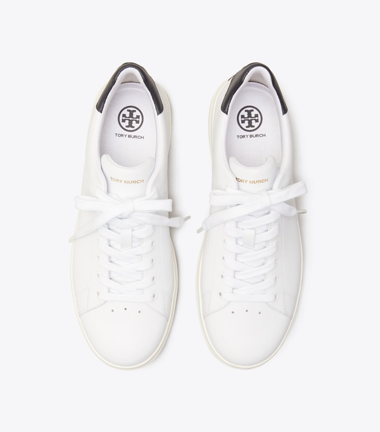 TORY BURCH HOWELL GOLF SNEAKER - Titanium White/Tory Navy