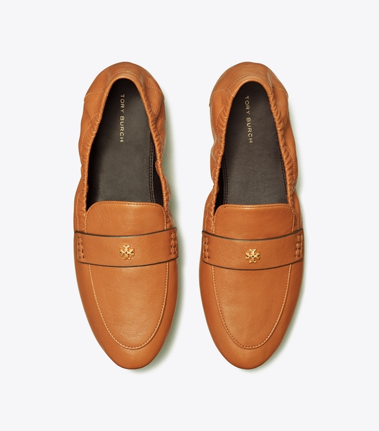 TORY BURCH BALLET LOAFER - Bourbon