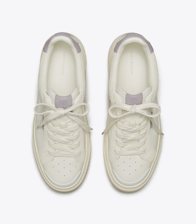 TORY BURCH LADYBUG SNEAKER - Purity / Bianco / Spring Lavender