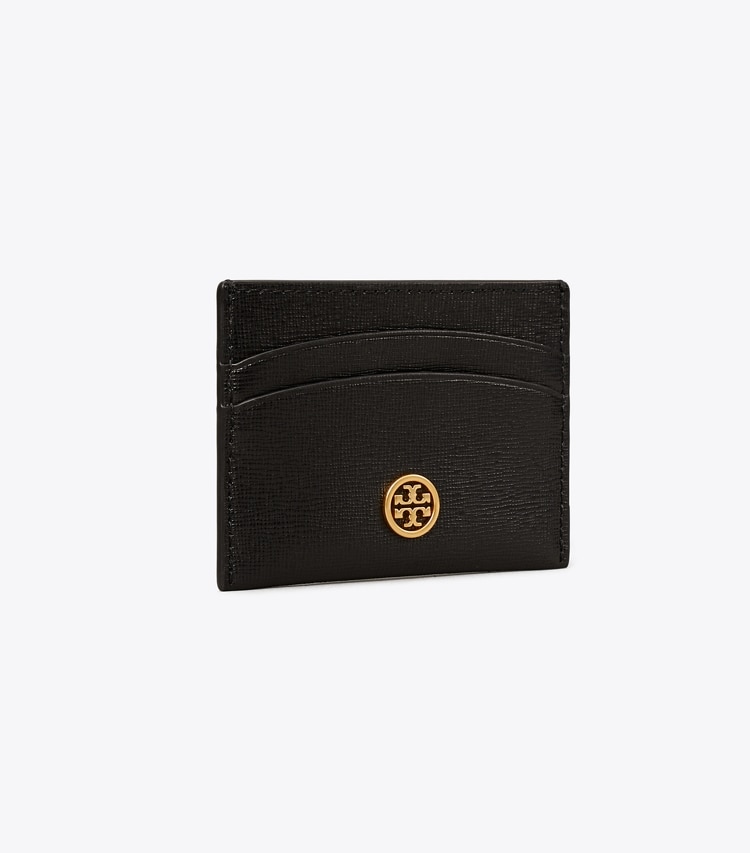 TORY BURCH ROBINSON CARD CASE - Black - Click Image to Close