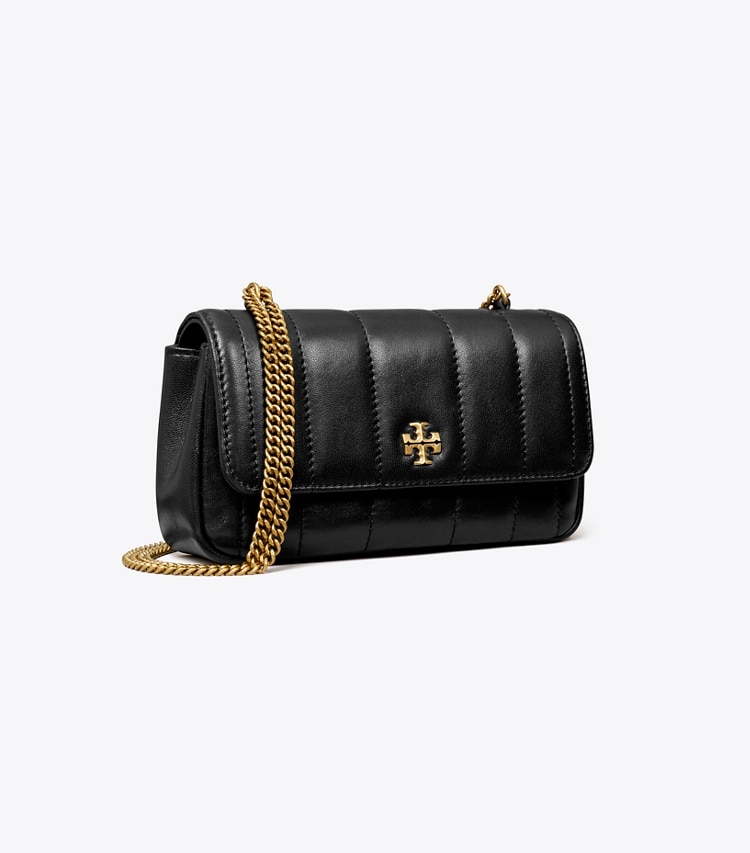 TORY BURCH MINI KIRA FLAP SHOULDER BAG - Black - Click Image to Close