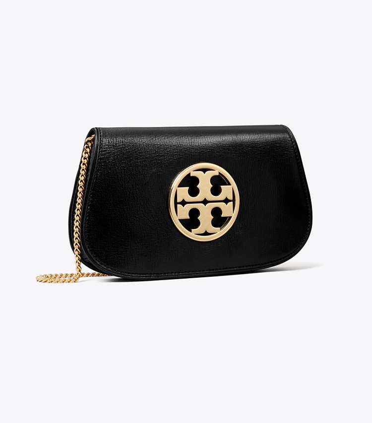 TORY BURCH REVA CLUTCH - Black - Click Image to Close