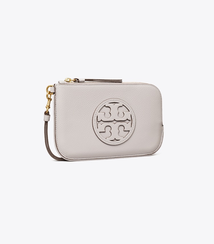 TORY BURCH MILLER WRISTLET - Bay Gray - Click Image to Close