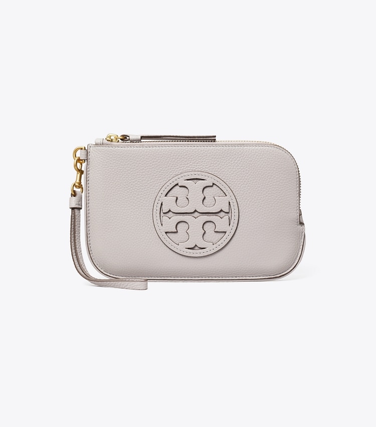 TORY BURCH MILLER WRISTLET - Bay Gray