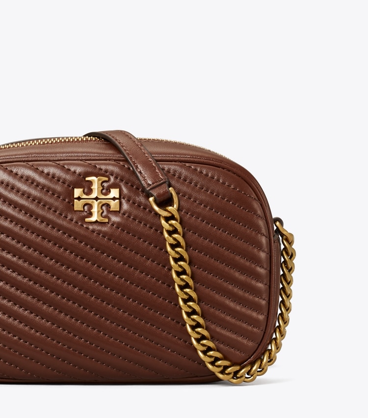 TORY BURCH KIRA CHEVRON MOTO QUILT CAMERA BAG - Tree Branch