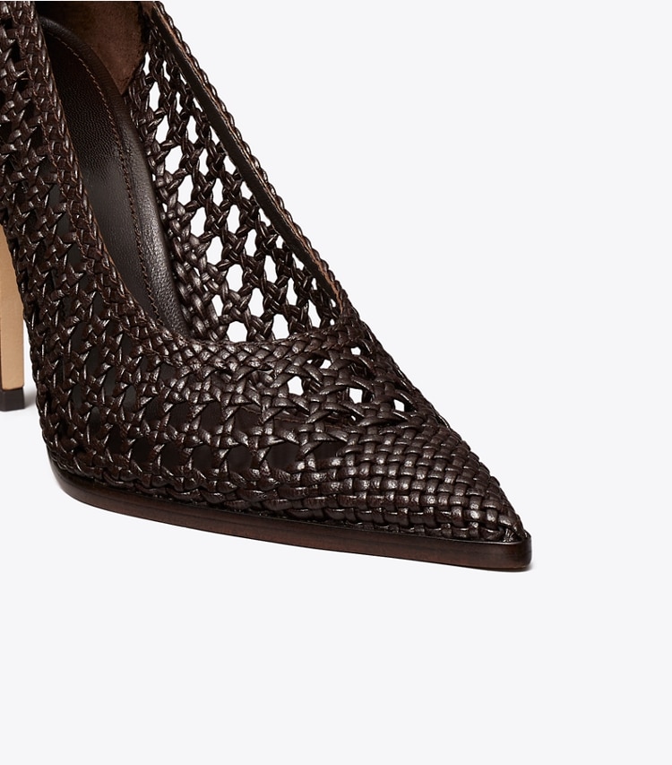 TORY BURCH WOVEN POINTED PUMP - Coco