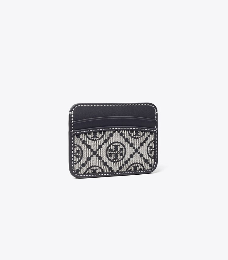 TORY BURCH T MONOGRAM CARD CASE - Tory Navy - Click Image to Close