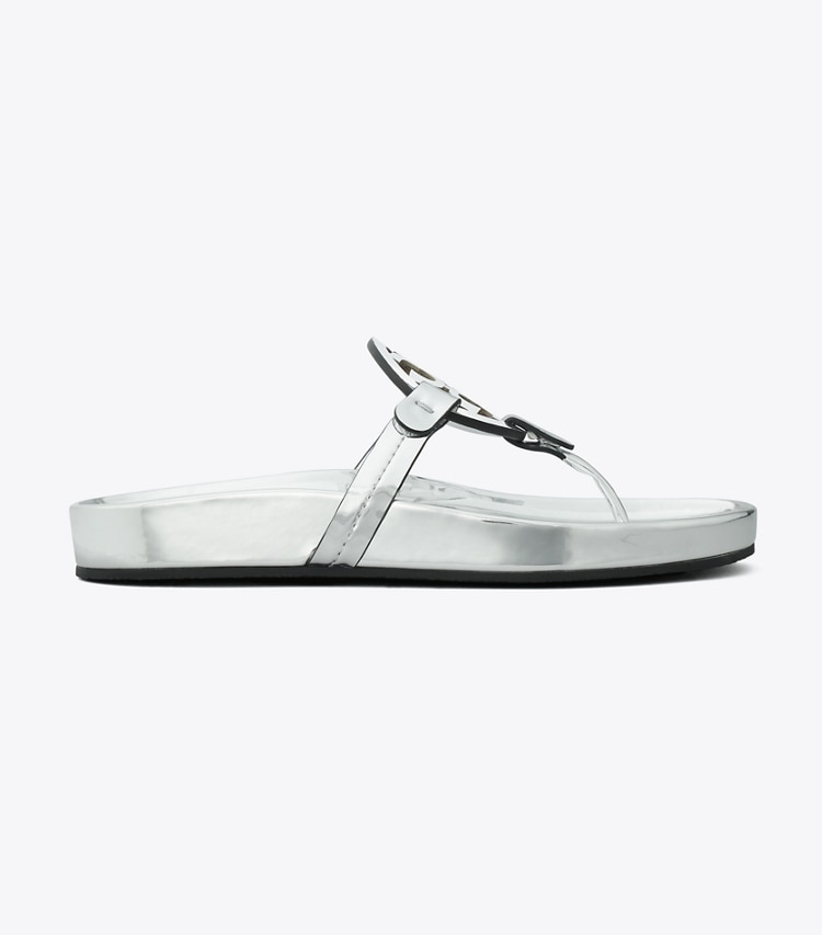 TORY BURCH MILLER CLOUD SANDAL - Argento