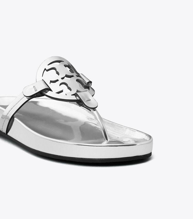 TORY BURCH MILLER CLOUD SANDAL - Argento