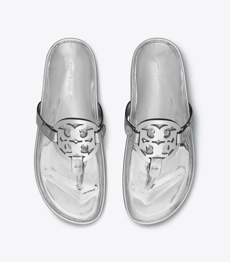 TORY BURCH MILLER CLOUD SANDAL - Argento