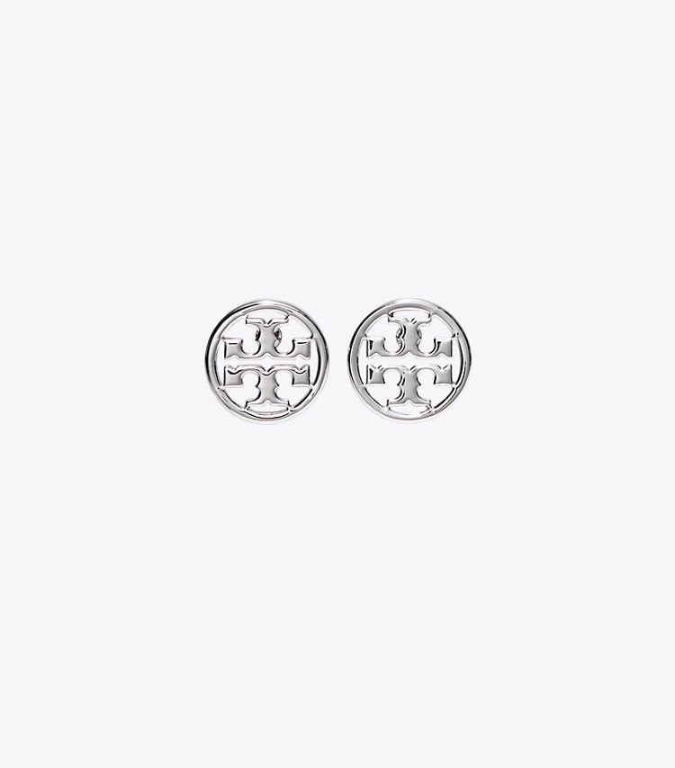 TORY BURCH MILLER STUD EARRING - Tory Silver