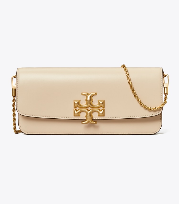 TORY BURCH ELEANOR CLUTCH - New Cream