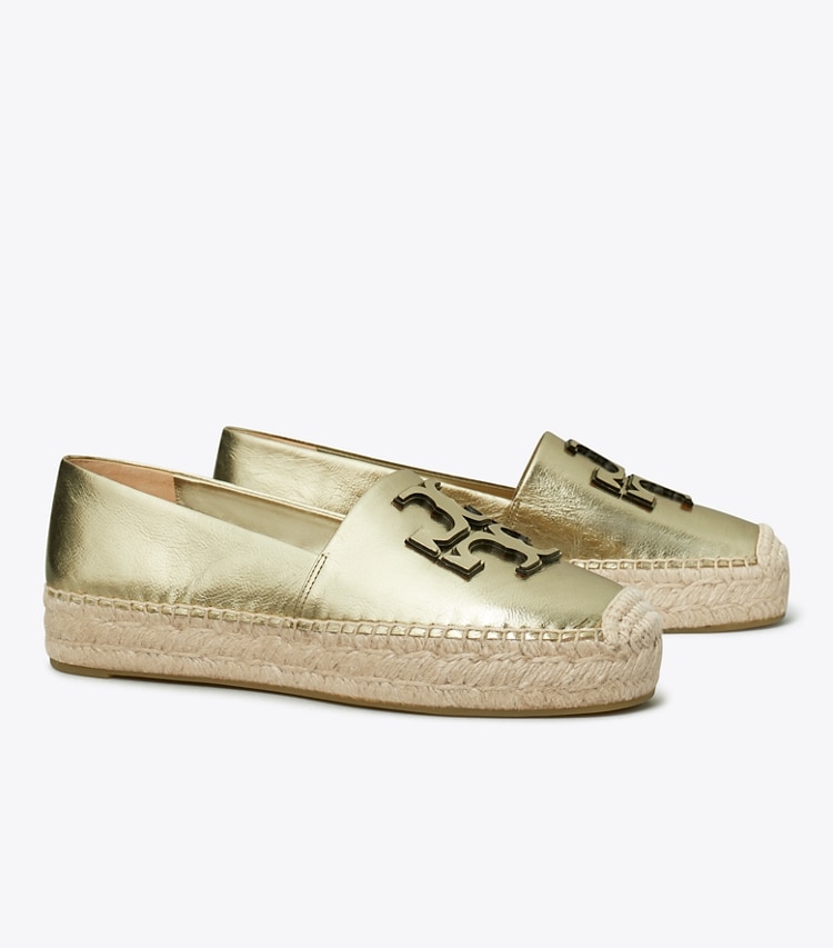 TORY BURCH INES PLATFORM ESPADRILLE - Spark Gold - Click Image to Close