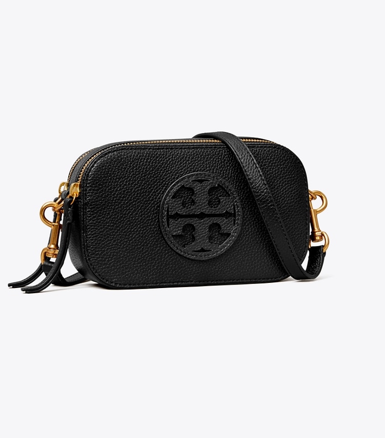 TORY BURCH MINI MILLER CROSSBODY BAG - Black