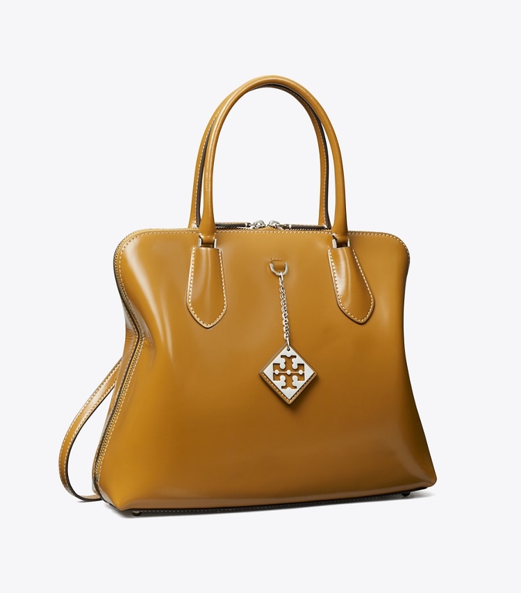 TORY BURCH SWING SATCHEL - Granola