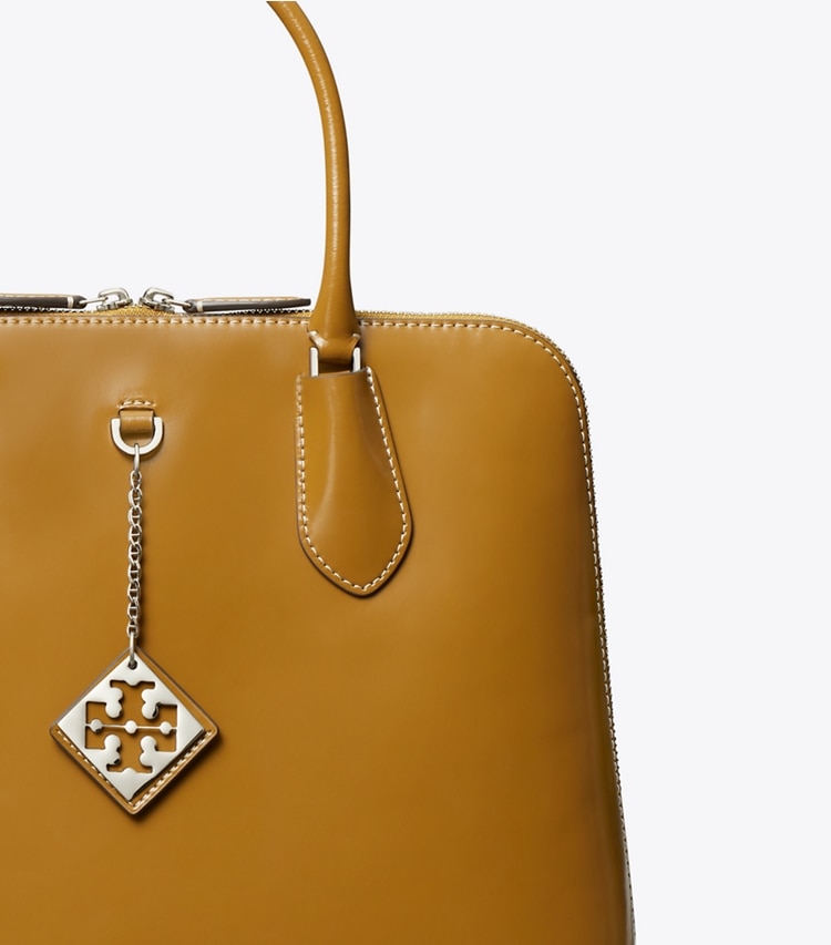 TORY BURCH SWING SATCHEL - Granola