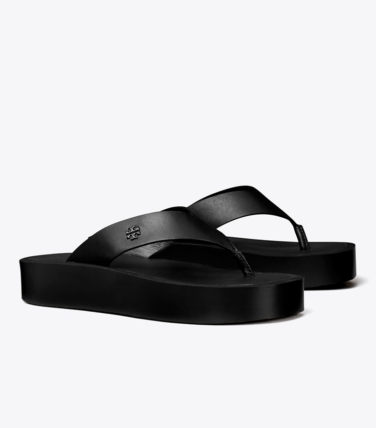 TORY BURCH PLATFORM FLIP-FLOP - Black / Black - Click Image to Close