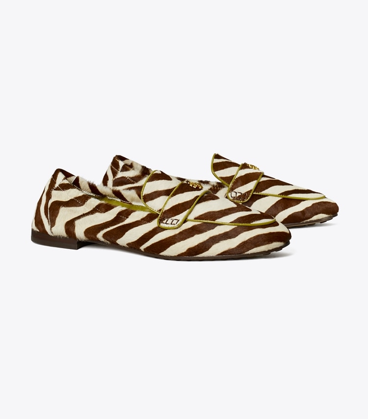 TORY BURCH BALLET LOAFER - Zebra / Algae