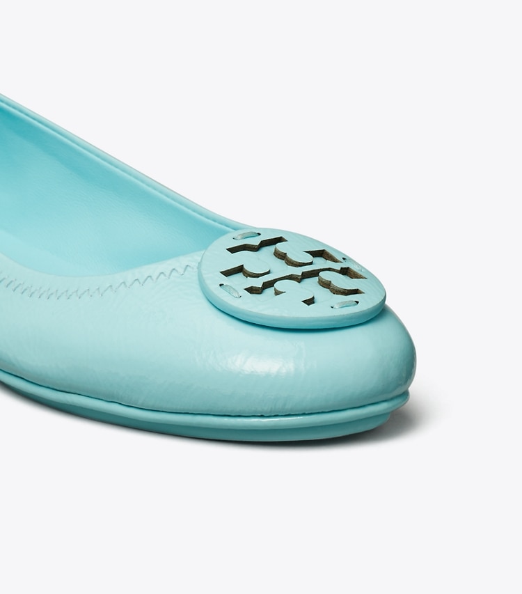 TORY BURCH MINNIE TRAVEL BALLET - Light Blue