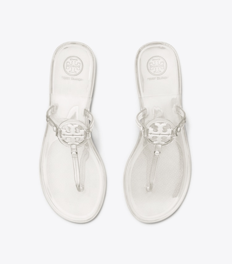 TORY BURCH MINI MILLER JELLY SANDAL - Clear