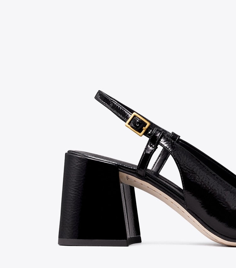 TORY BURCH GEORGIA BOMBe SLINGBACK - Perfect Black