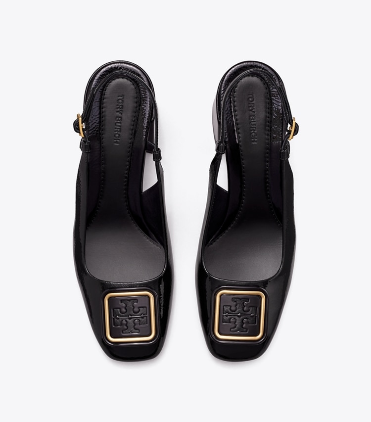 TORY BURCH GEORGIA BOMBe SLINGBACK - Perfect Black