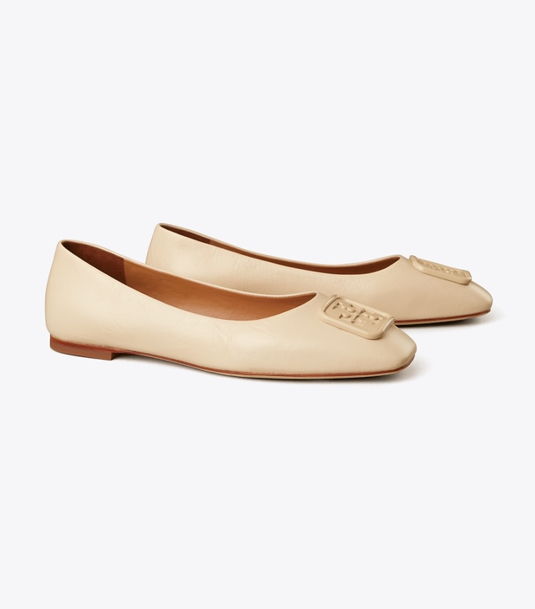 TORY BURCH GEORGIA BALLET, WIDE - Brie - Click Image to Close