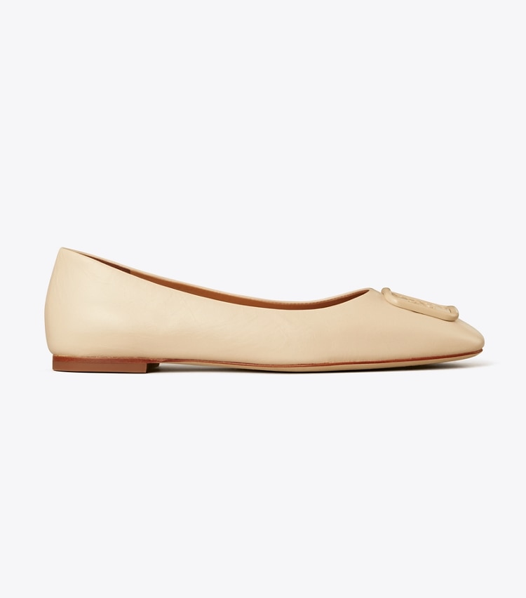 TORY BURCH GEORGIA BALLET, WIDE - Brie