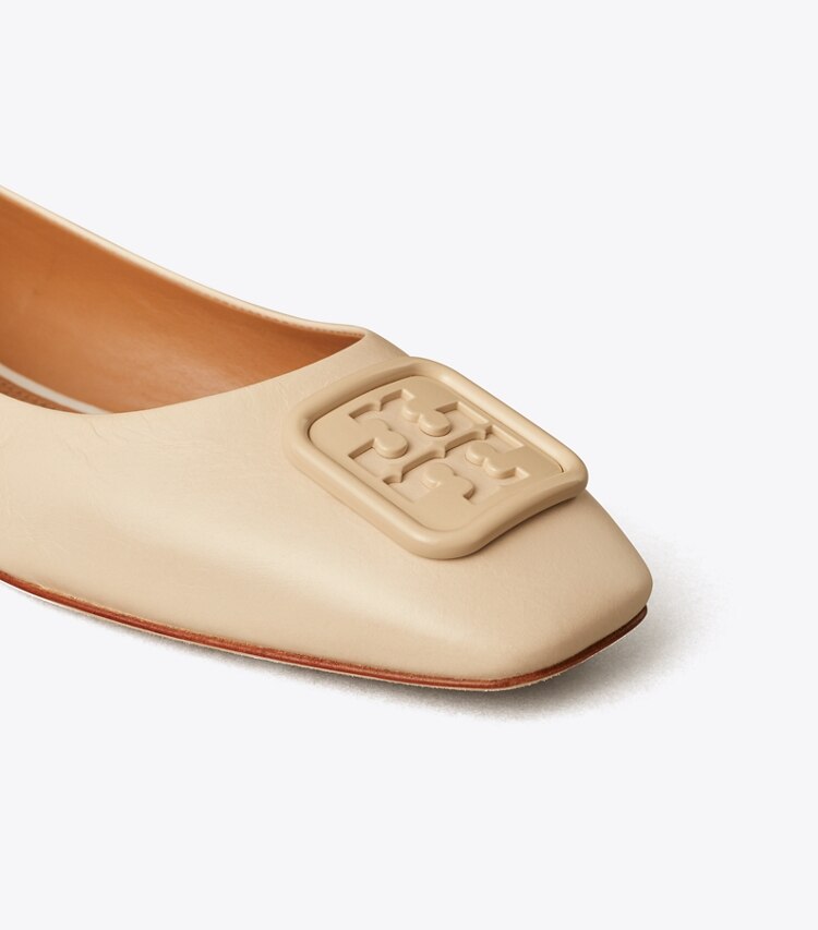 TORY BURCH GEORGIA BALLET, WIDE - Brie