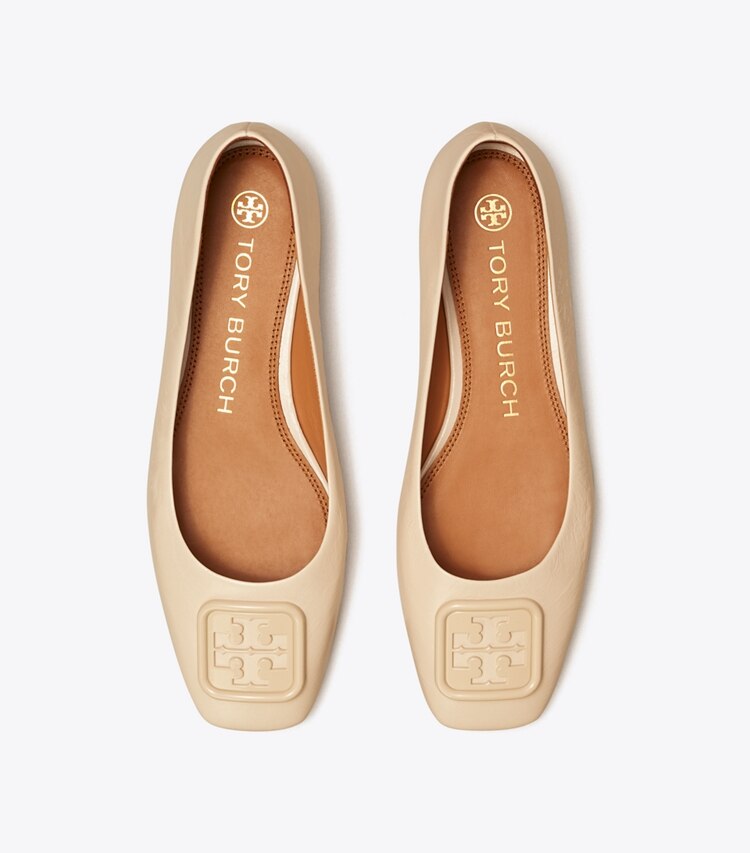 TORY BURCH GEORGIA BALLET, WIDE - Brie