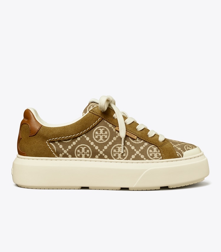 TORY BURCH T MONOGRAM LADYBUG SNEAKER - Inverse Hazel / Alce / Bourbon