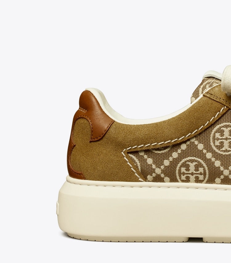 TORY BURCH T MONOGRAM LADYBUG SNEAKER - Inverse Hazel / Alce / Bourbon