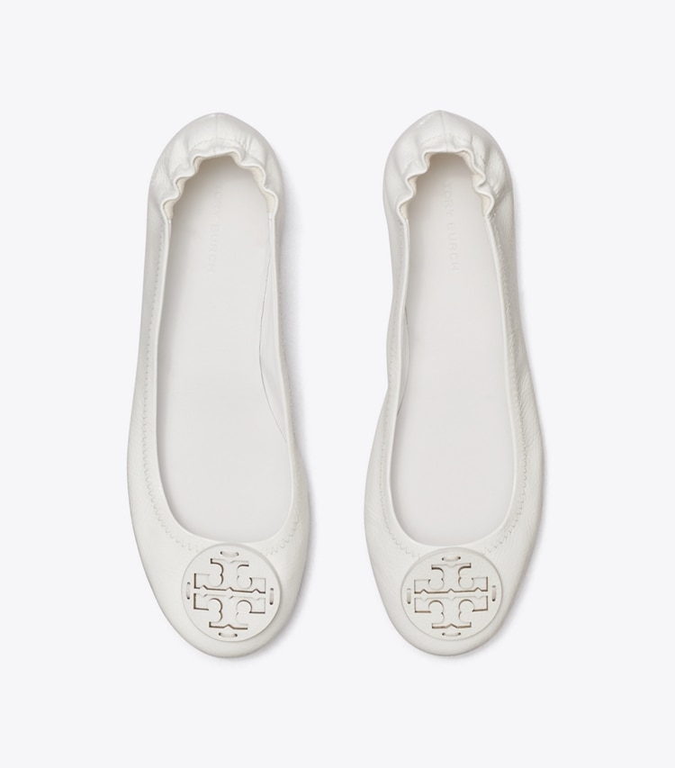 TORY BURCH MINNIE TRAVEL BALLET - Gardenia